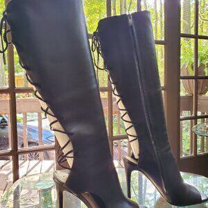 SCHUTZ BOOTS SIZE 8 US 7.5 LEATHER